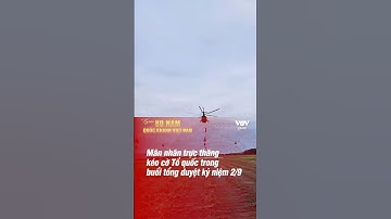 Mãn nhãn trực thăng kéo cờ Tổ Quốc trong buổi tổng duyệt A80 #vovgiaothong #fm91