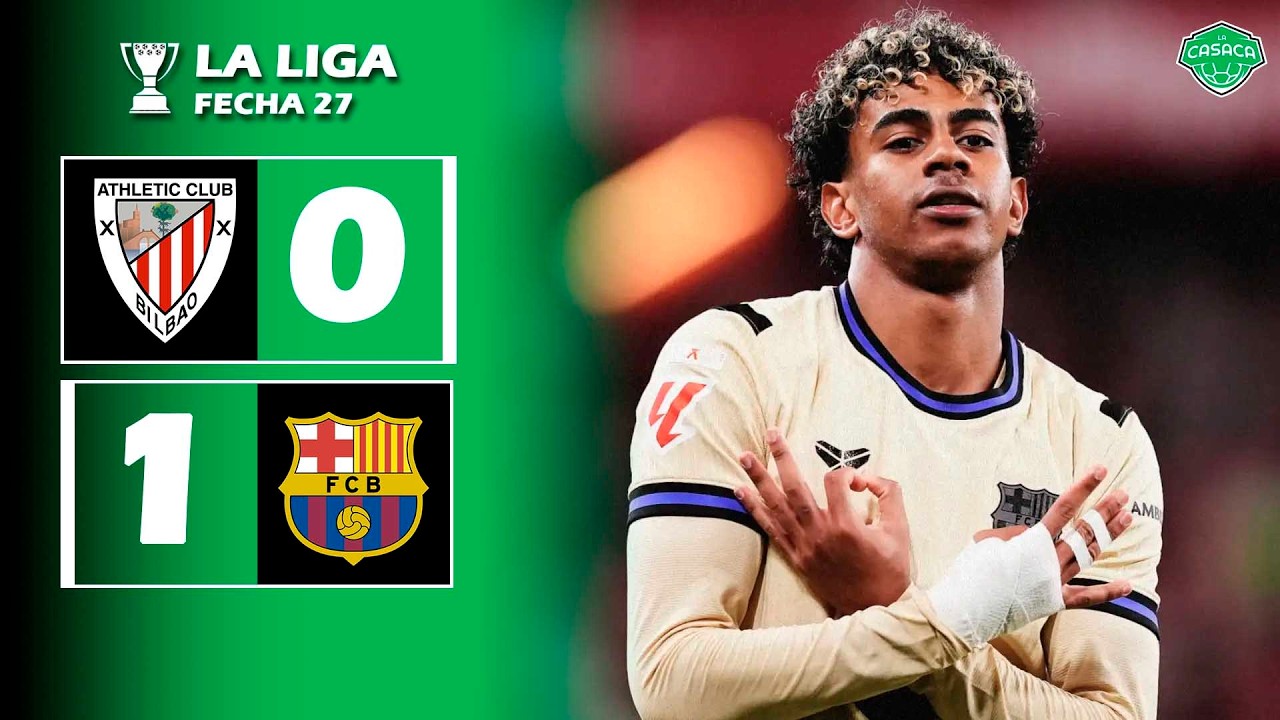 ⚽ Athletic Club de Bilbao vs Barcelona EN VIVO | La Liga de España - Jornada 27 🏆La Casaca Fútbol