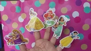 Princess Finger Family- Rapunzel,Bell,Mermaid,Jasmine And Snow White