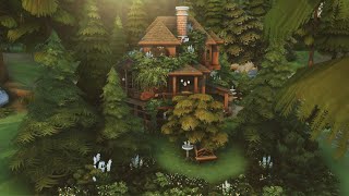 Witch's Family Home 🌲🌜|| The Sims 4 || Speedbuild with Ambience Sounds