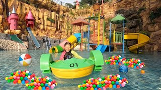 Naik Perahu Di Antara Bola Bola, Main Perosotan Air di Waterpark Chevilly by harper apple 3,144 views 1 month ago 10 minutes, 1 second