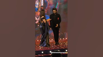 Allu arjun and Rashmika dancing at Pushpa film event