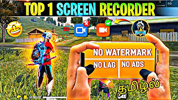💯Best ScreenRecord App 2GB, 3GB, 4GB ,6GB ,8GB Ram Mobile Tamil🔥 | Best Gaming Screen Recorder App