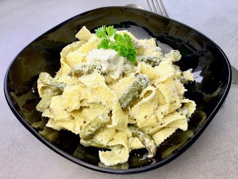 SPARGELAUFLAUF aus rohem Spargel - minimaler Aufwand mit großer Wirkung. 