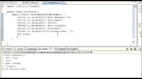 Belajar Pemrograman Java Bagian 8 - Switch - Case