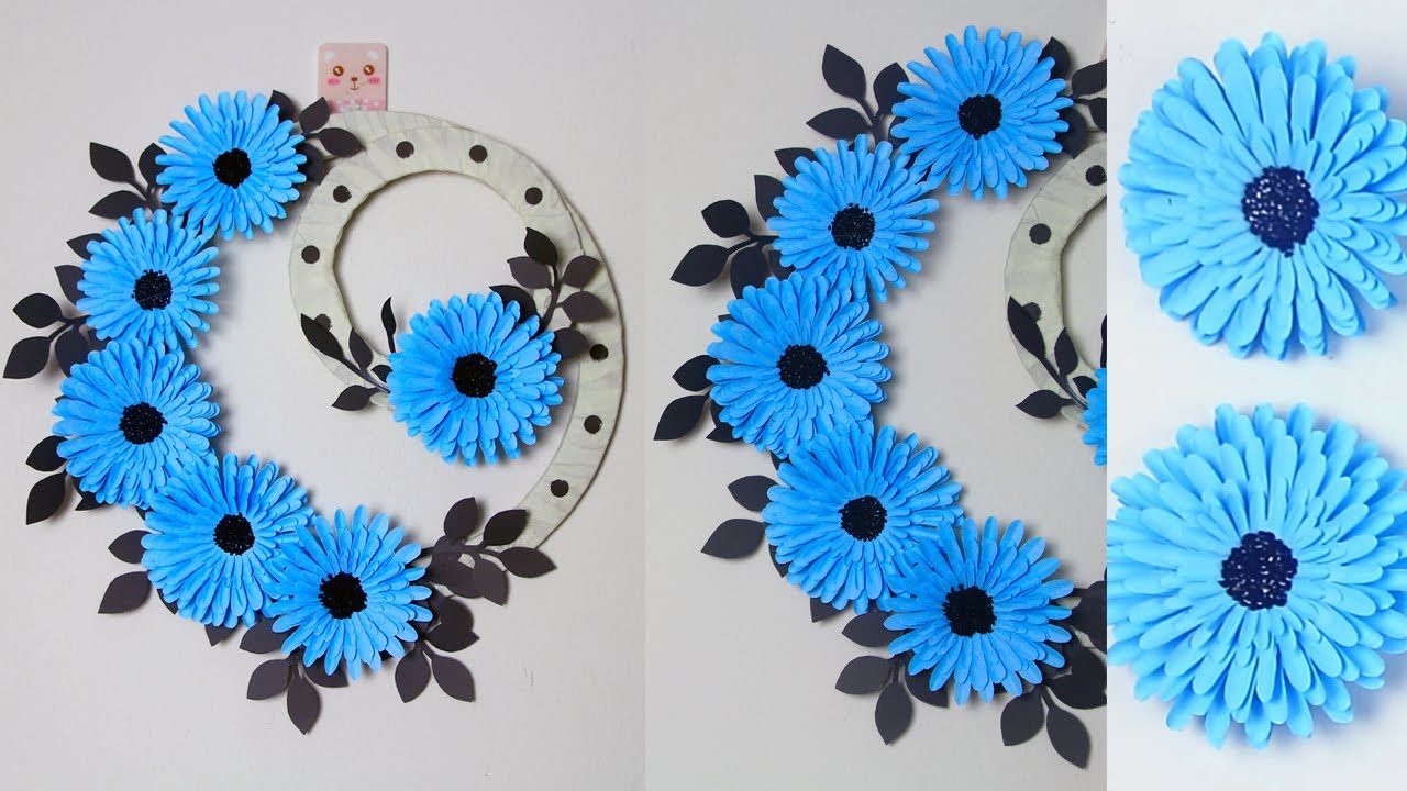 10 Simple and Beautiful Paper Flowers - Paper Craft - DIY Flowers - Home  Decor 