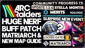 Arc Raiders - UPDATE: Patch 1.2 - BIG XP & Item Nerfs, New Arc Matriarch Boss, New Map Event & More!