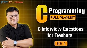 C Programming Interview Questions for TCS  Part-1 | C Interview Questions for Freshers [Hindi]