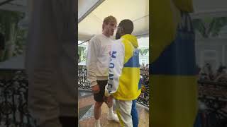 Floyd Mayweather And Logan Paul Face Off ??????