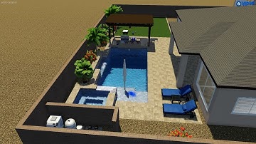 Undiemi Backyard Project- Thunderbird Pools and Spas- ThunderScapes
