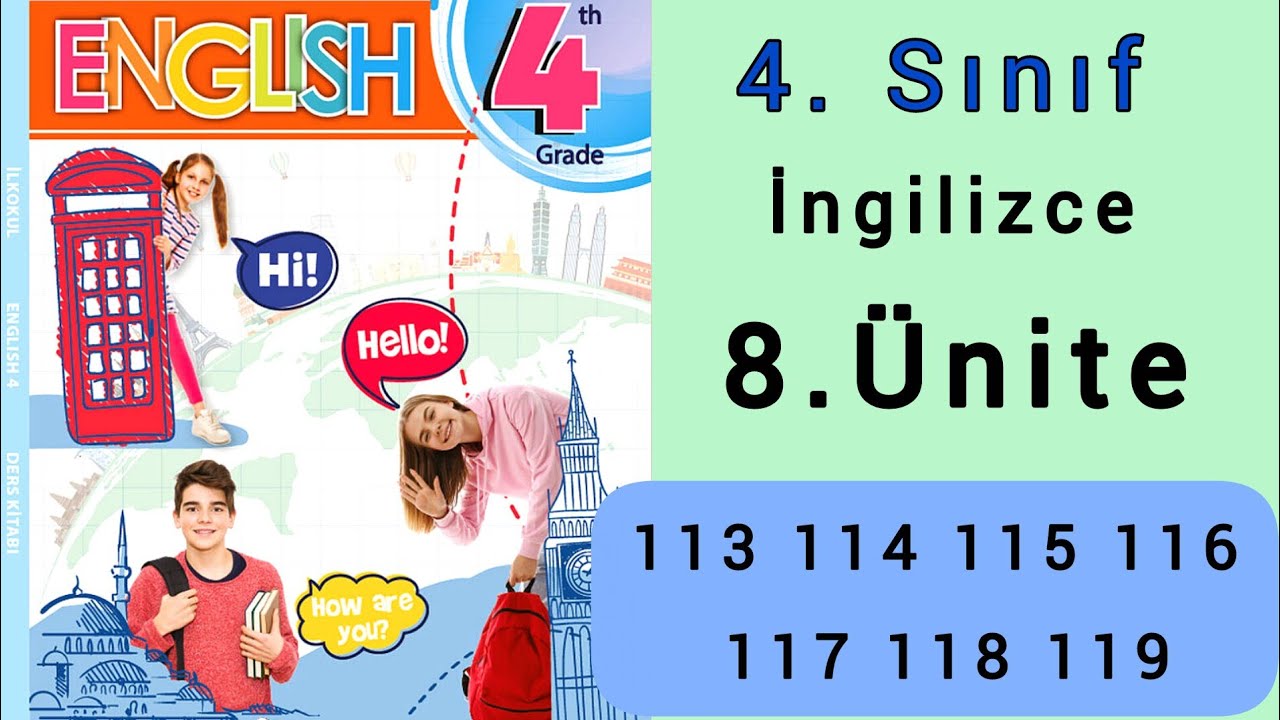 4. sınıf İngilizce ders kitabı sayfa 113 114 115 116 117 118 119 cevapları / 4 sınıf İngilizce 2026.