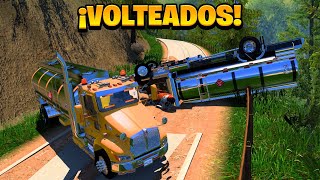 ¡LOS CONDUCTORES MÁS LOCOS DE CARRO TANQUE! | American Truck Simulator