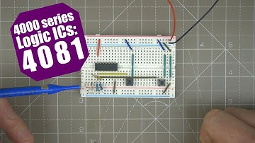 4000 Series Logic ICs : The 4081 Quad 2 Input AND Gate