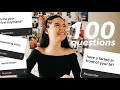 answering 100 questions in 5 minutes ft my boyfriend...