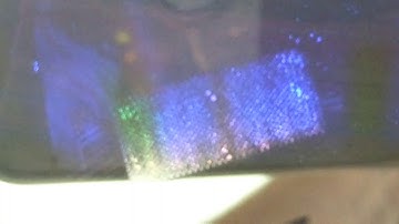 Home-built laser etched optical waveguide test