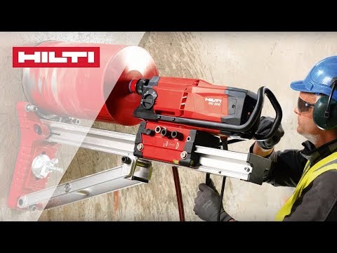 HOW TO use Hilti DD 200 diamond coring tool for rig-based