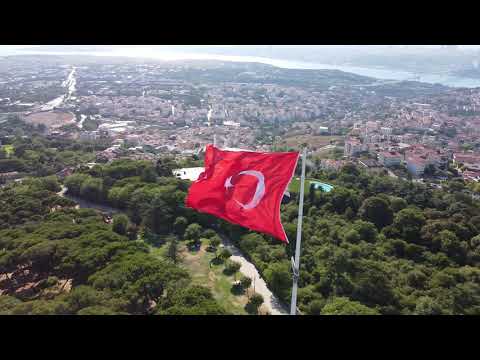 Türk Bayrağı | Türk'ün Gücünü Göreceksiniz | Şehitler Ölmez #çamlıca #türkbayrağı #drone #istanbul