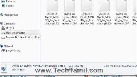 tamil video tutorial on using Hjsplit
