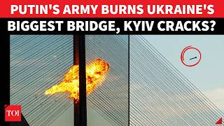 Kyiv's Escape Routes Crushed? Another Bridge Bombed In Massive Russian Strike | WATCH
