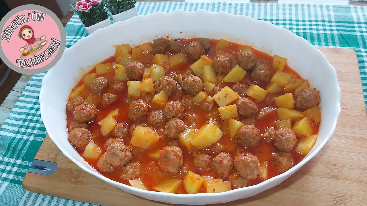 Asla dağılmayan❗Çok pratik  patatesli sulu köfte yemeği tarifi ????????????????