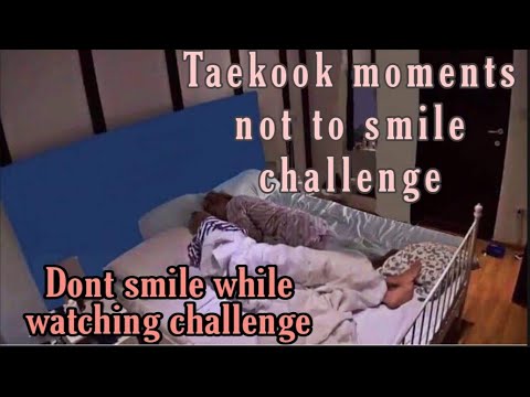 Taekook moments try not to smile challenge part one