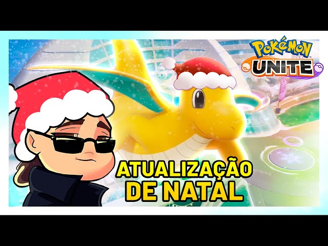 Boas festas! A atualização de natal de Pokémon Unite já está