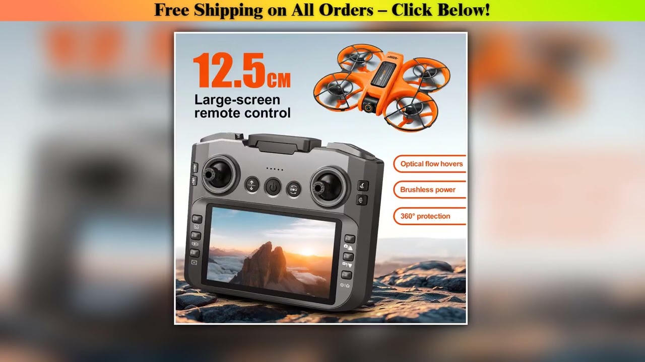 2025 S156 Screen Mini Drone With 90 Electric Adjustable 8K HD Camera WiFi Light Flow Drone Pocket