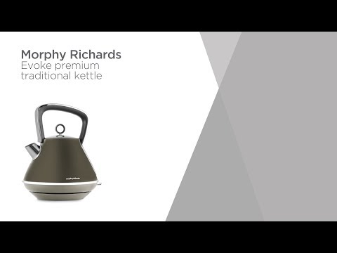 Morphy Richards Evoke Premium Traditional Kettle - Platinum | Product Overview | Currys PC World