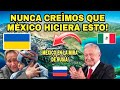 MÉXICO HACE LLORAR POR PRIMERA VEZ A UCRANIA POR LA AYUDA INVALUABLE DE LOS MEXICANOS!