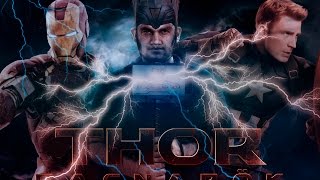 Thor Ragnarok poster making in photoshop cc tutorial 2017 screenshot 1