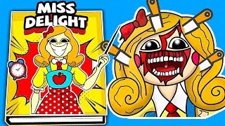 Miss Delight GameBook | Poppy Playtime Chapter 3🍔 (Game Book Battle, Horror Game, Paper Play)