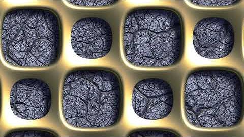 3d abstract golden background animation of seamless loop.