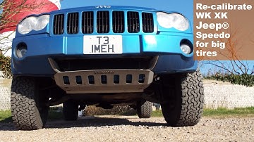 Calibrate WK XK Jeep Speedometer for Bigger Tires WH XH 2005 2006 2007 2008 2009 2010