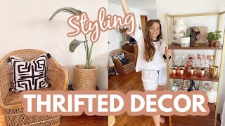 Styling Thrifted Decor l Bohemian Home Decor l Styling Tips