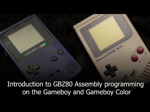 Introduction to GBZ80 Assembly programming on the Gameboy and Gameboy Color