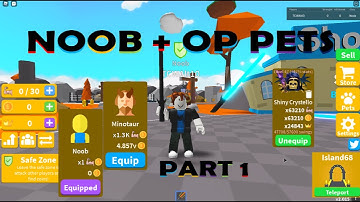 Saber Simulator Noob to Pro with *OP PETS* Episode 1
