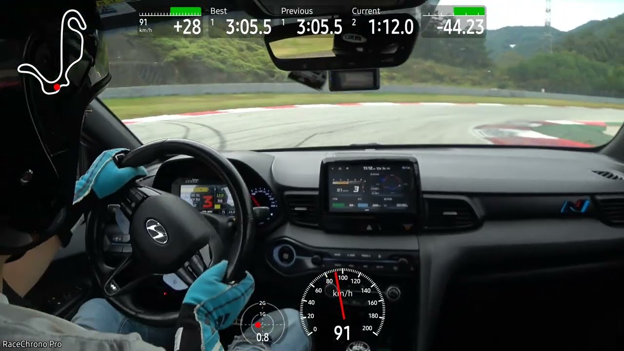 인제스피디움 벨로스터N 수동 58초