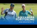 Alexandra Försterling leads heading into the weekend | Amundi German Masters