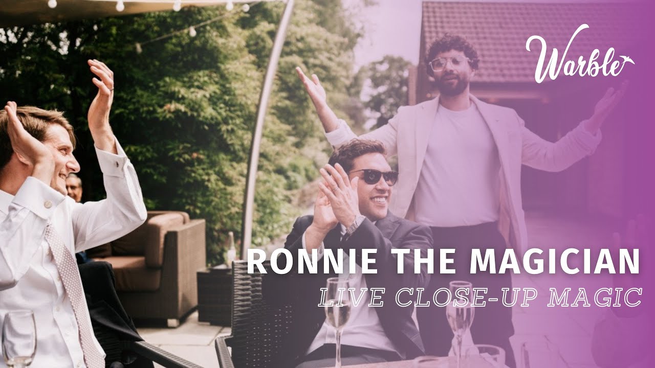 Ronnie The Magician // Live Close-Up Magic Compilation // Book Now at  Warble Entertainment