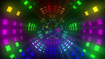 4K Abstract Sci-Fi Tunnel VJ Motion Background || Neon Light Tunnel Free VJ Loops || 4K VJ Loops