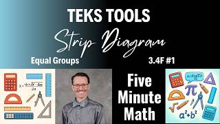 TEKS Tools Strip Diagram: Equal Groups (3.4F #1)