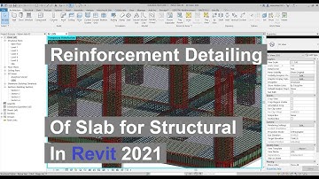 Reinforcement detailing of slab for structural in Revit 2021