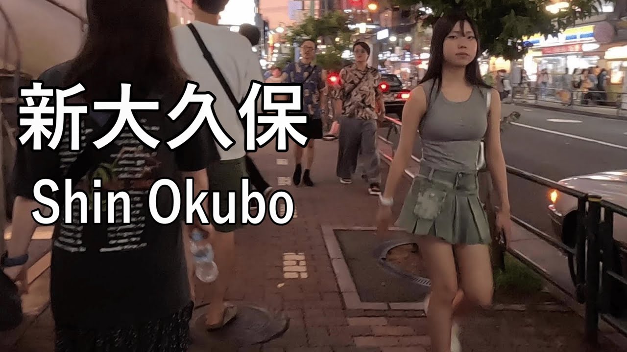 【Night walking】日本一の繁華街歌舞伎町～新大久保を夜に散歩 Walking from KABUKI-CHO to SHINOKUBO, busiest downtown area