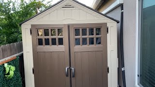 Suncast Heavy-Duty Resin Tremont Storage Shed REVIEW