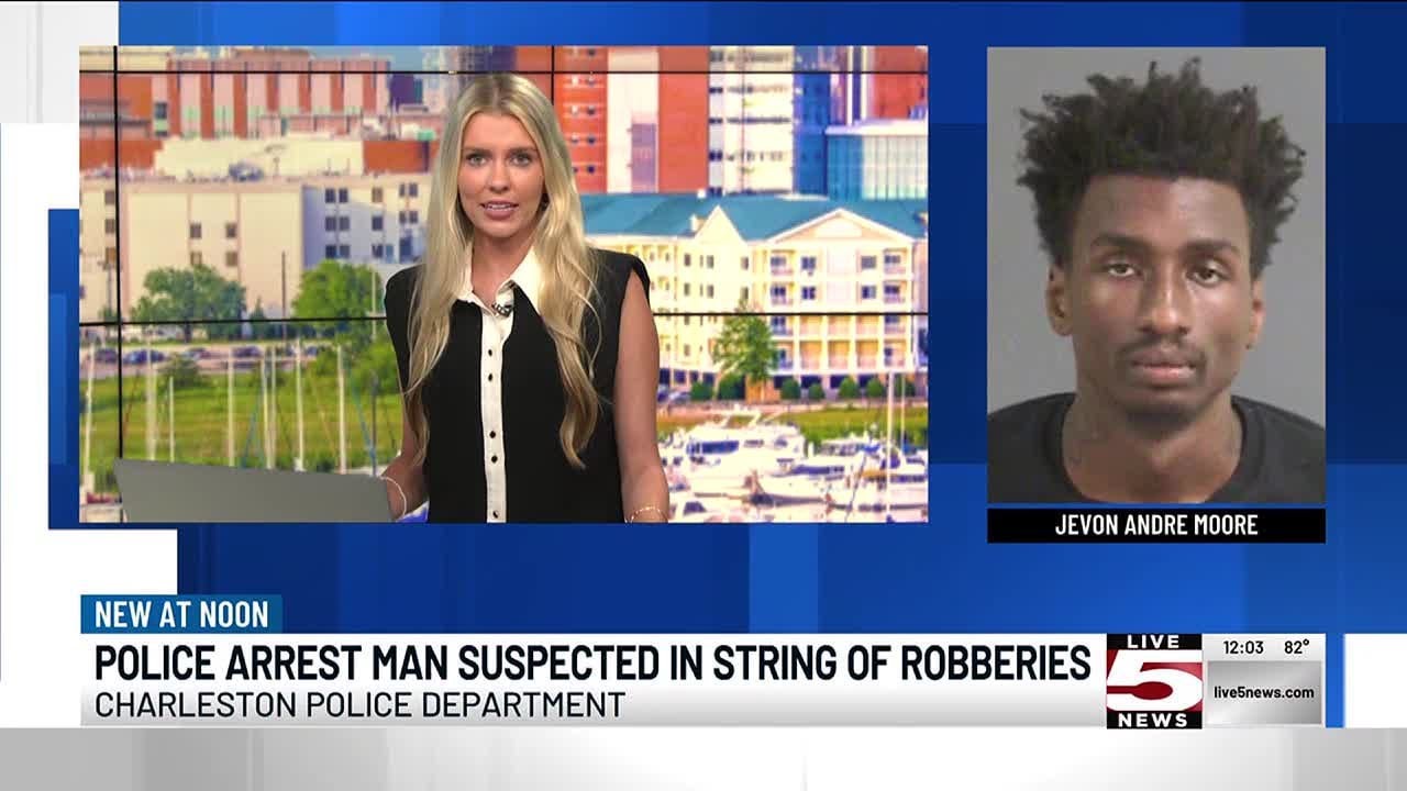 VIDEO: Charleston Police arrest man suspected in string of area ...