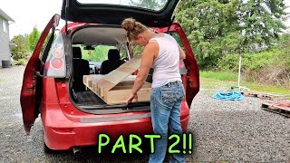 MAZDA 5 CAMPER BUILD part 2