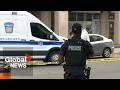Man dead, 'armed and dangerous' suspect sought after daylight stabbing in Mississauga