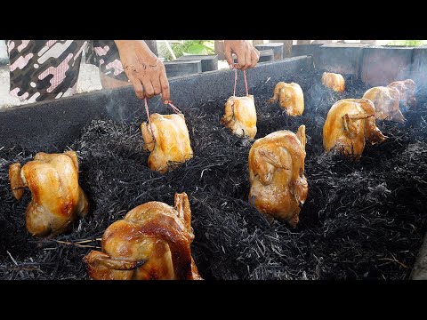 깡통 짚불 통닭 / straw-fired chicken