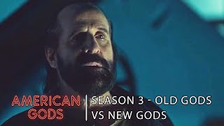 Old Gods VS New Gods | American Gods Best Scenes Season 3 Episode 9