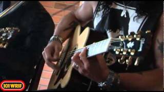 Slash - Back From Cali (acoustic) - 101 WRIF Detroit chords